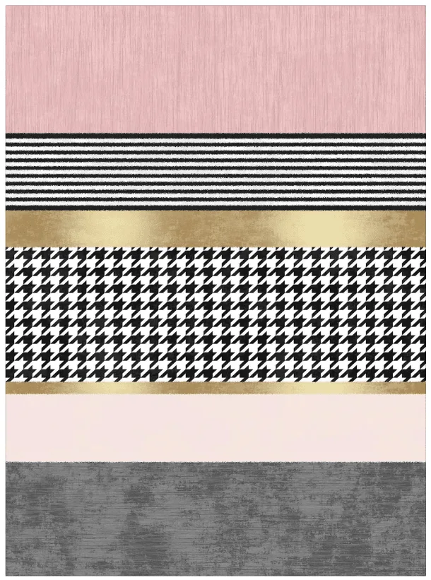 Wilton-teppe - Esme (rosa/multi) (Størrelse: 200 x 280 cm)