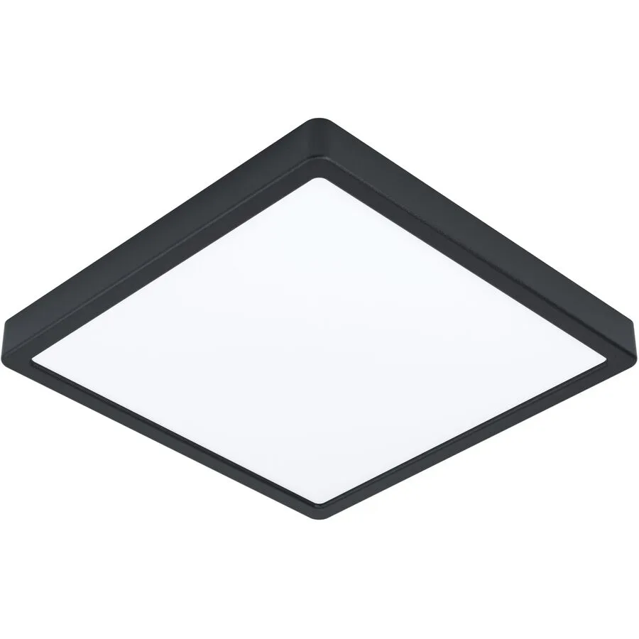 Eglo Deckenlampe Fueva 5 Schwarz/Weiss Stahl/Kunststoff 28.5 cm 3 cm - LED - Lichtfarbe: Warmweiss - Material: Kunststoff/Stahl - Deckenlampe- LED