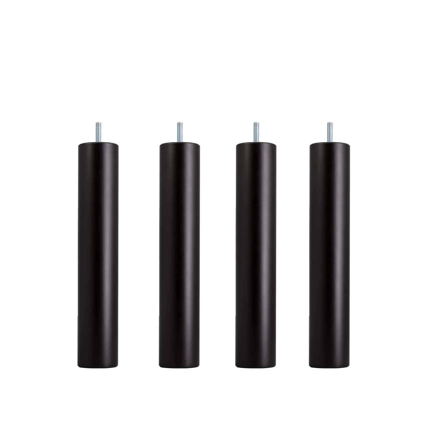 DUX - Dux SC sängben rund svart 30 cm 4-pack - Sängben - Träfärgad - Trä