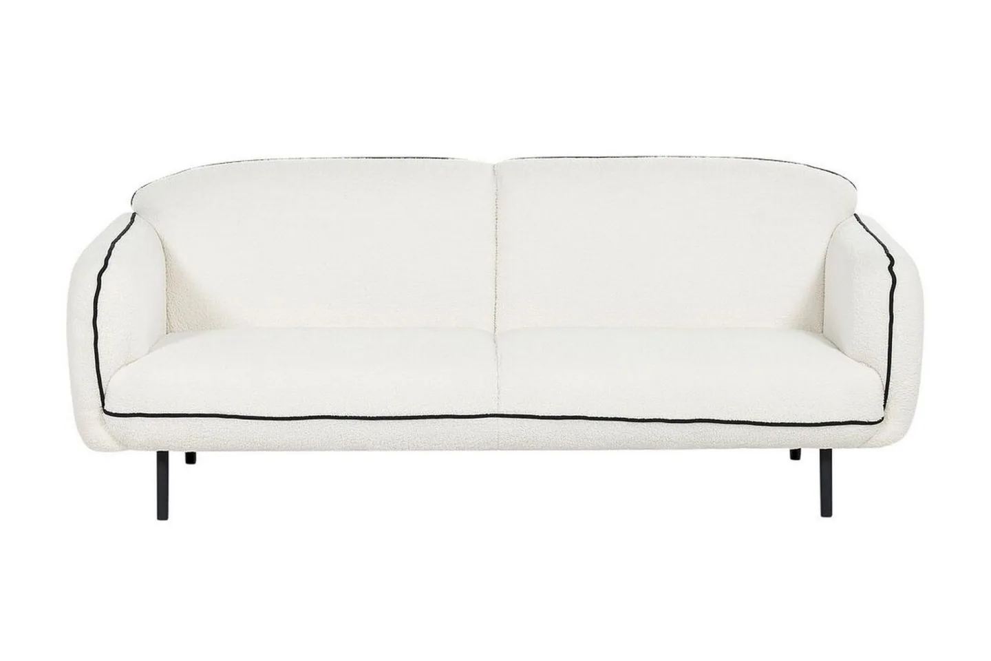 Balint Soffa 3-sits - Vit/Svart