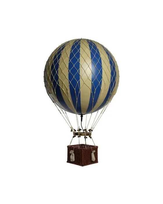 Jules Verne luftballon LED blå