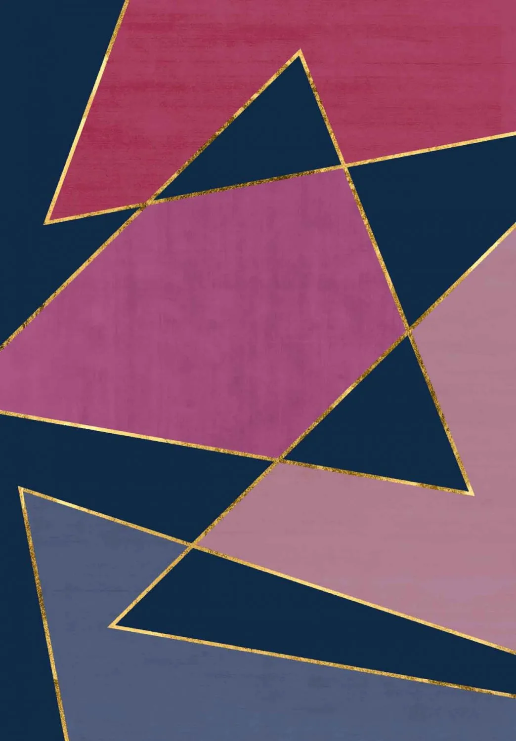 Wilton-teppe - Jade (mørke blå/rosa) (Størrelse: 200 x 280 cm)