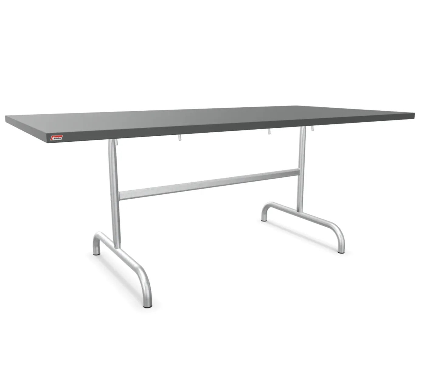 Schaffner Metall-Tisch Säntis Feuerverzinkt Grau | Schubiger Möbel