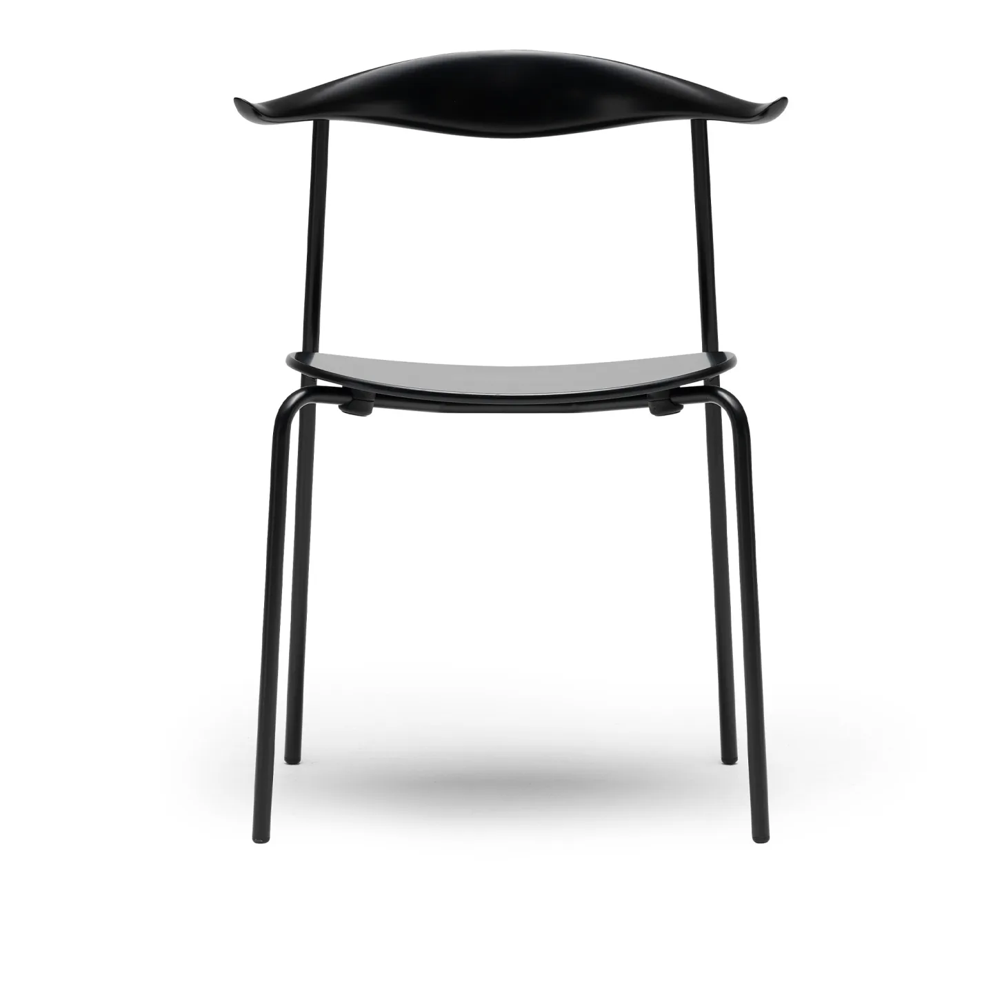 Carl Hansen - Ch88p, svart stål, bok, black - Matstolar - Hans J. Wegner - Svart