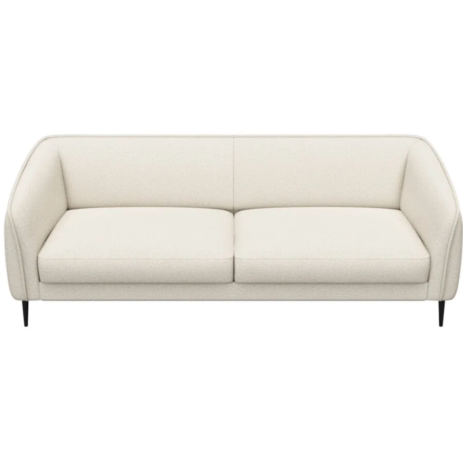 Sofa Fady Ohne 100% Polyester Vanille B 217.5 cm T 88.5 cm