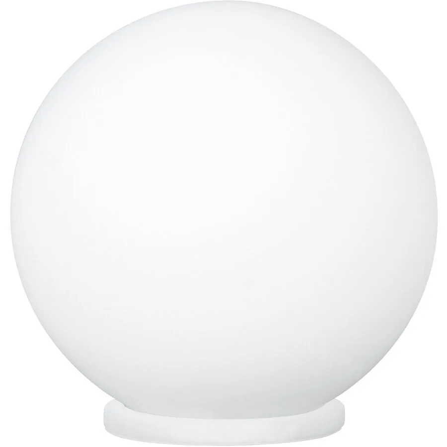 Eglo Tischlampe Rondo Weiss Kunststoff 20 cm