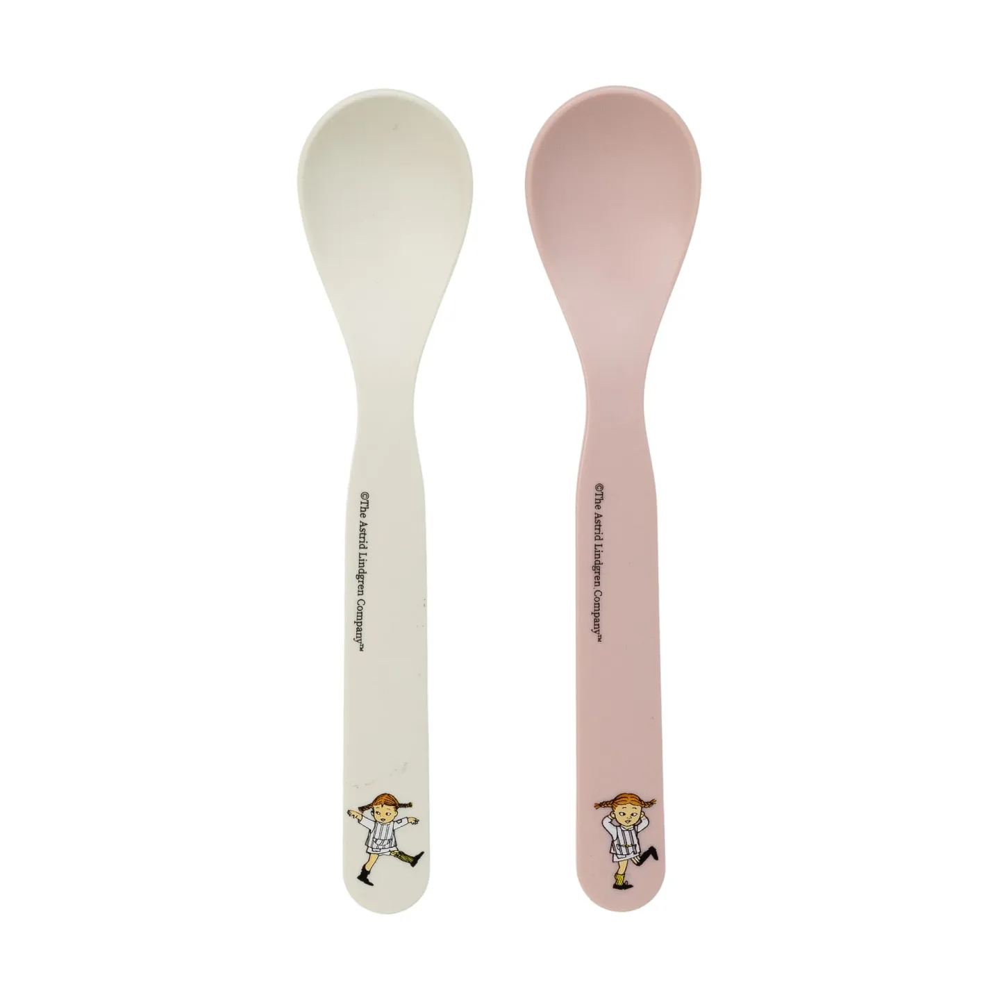 Rätt Start Pippi Circus Löffel 2-Pack Rosa-weiß