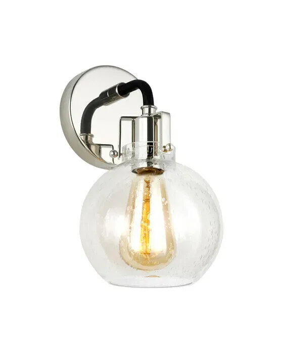 Clara Single Sconce Nickel