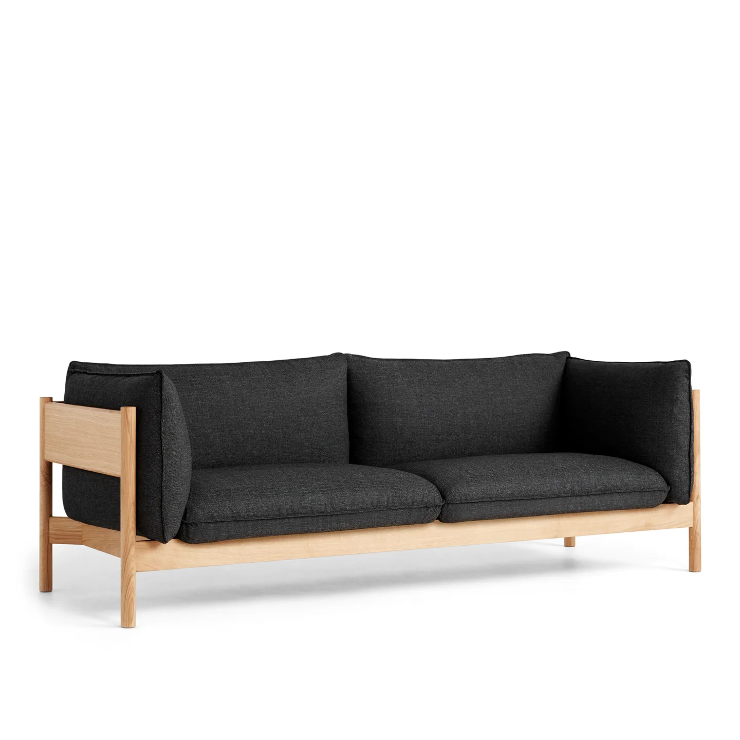 HAY - Arbour Eco 3 Seater Re-wool 198 / Oiled Waxed Oak - Soffor - Andreas Engesvik,Daniel Rybakken