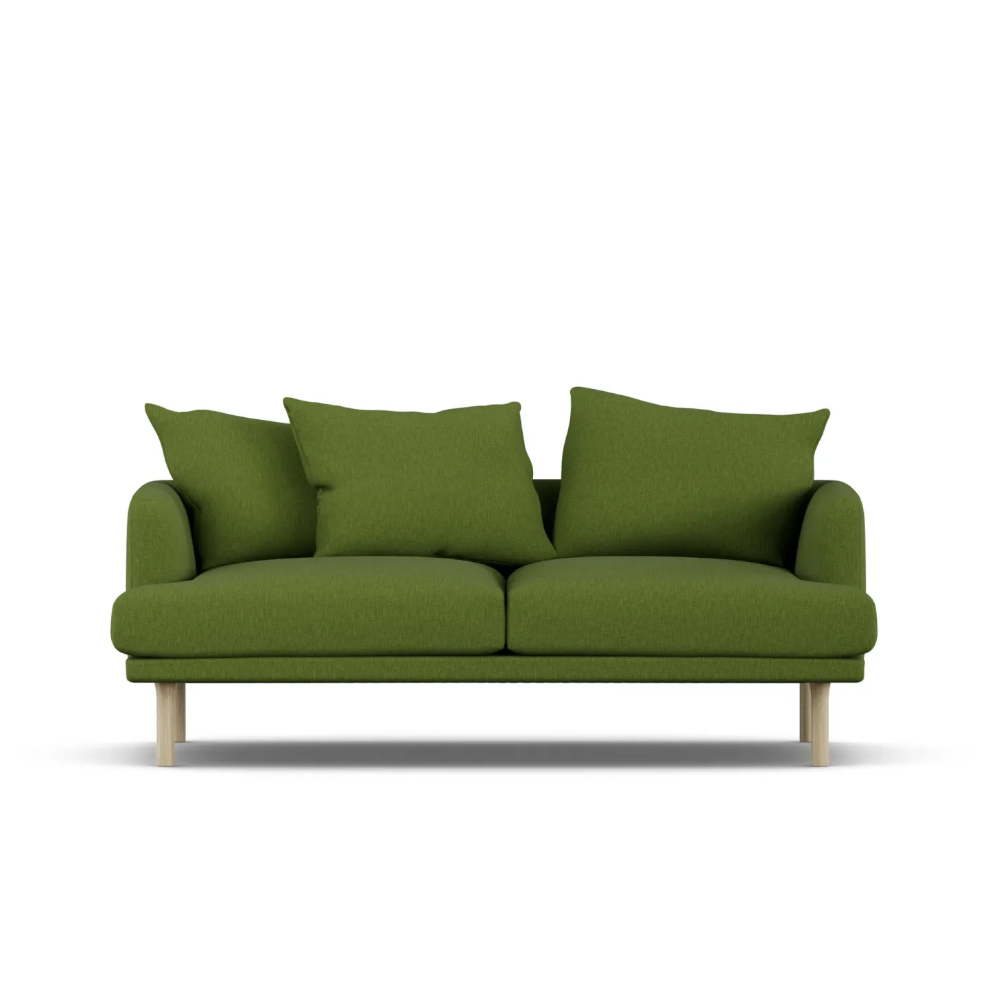 1898 Sjövik Sofa Luiza Green 3975-Eiche weiß geölt, 2,5-sitzig