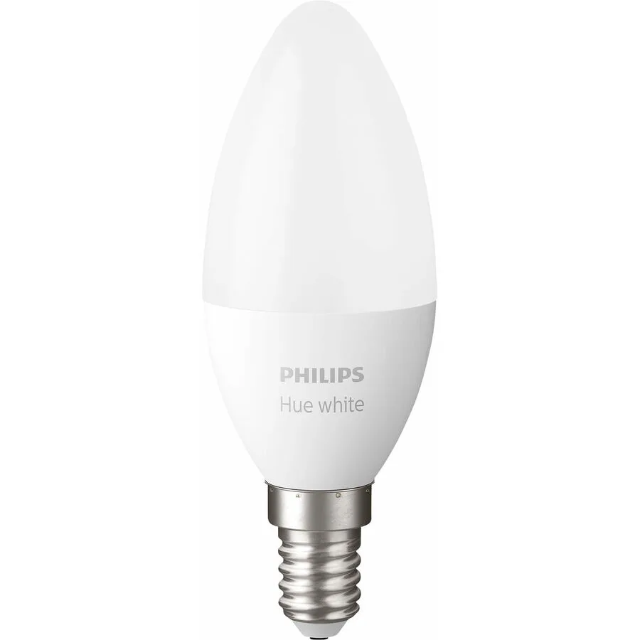 Leuchtmittel Philips Hue Kerze Kunststoff/weiss 3.9W E14 - LED - Lichtfarbe: Extra warmweiss - LED Leuchtmittel