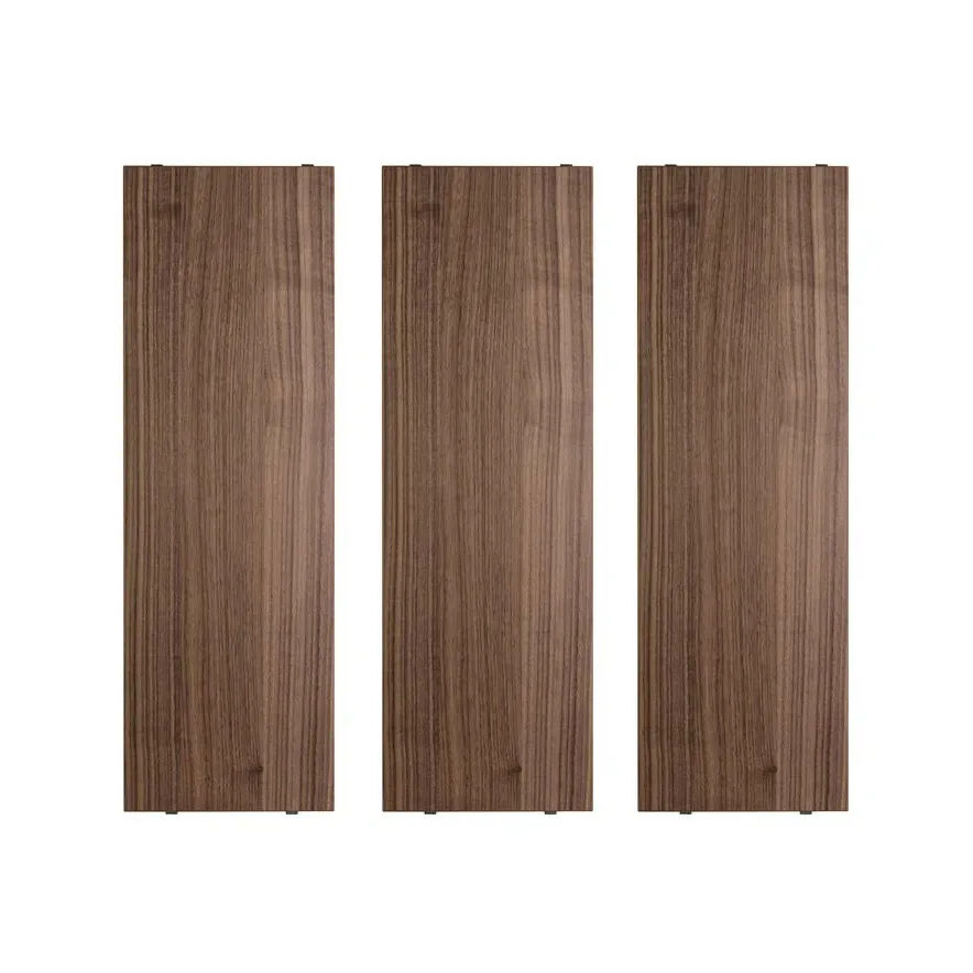 String String hyllplan valnöt, 58x20 cm, 3-pack