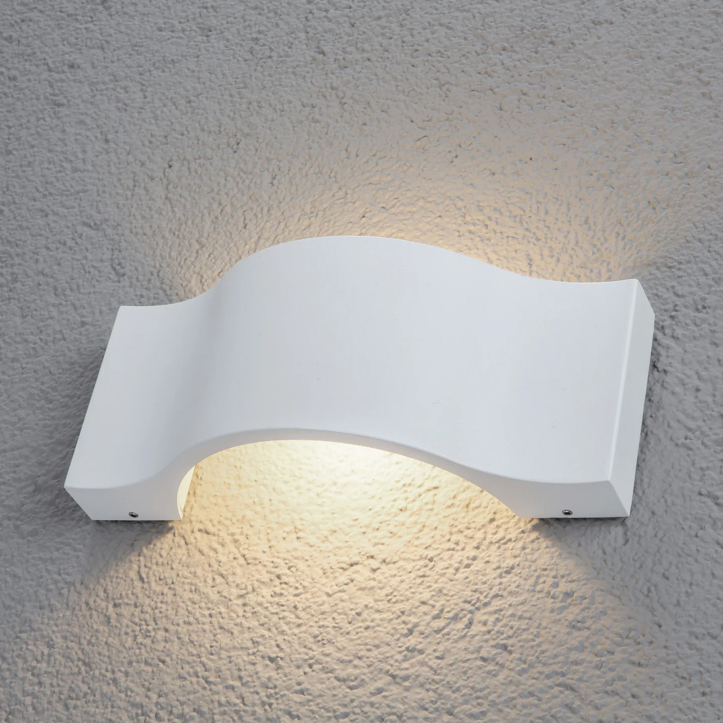 Jace LED Außenwandleuchte White - Lucande - Modern - Metall - Eckig