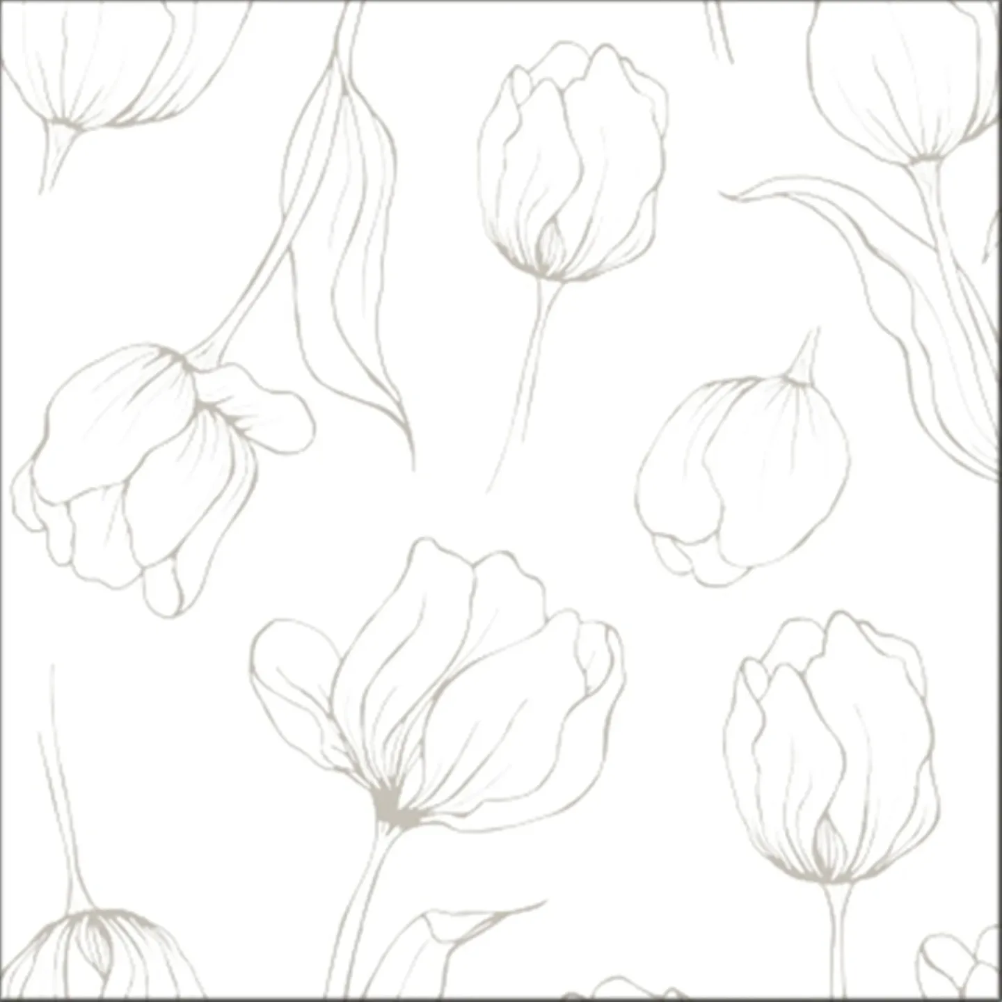 Cooee Design Tulipa Servietten 33 x 33cm White