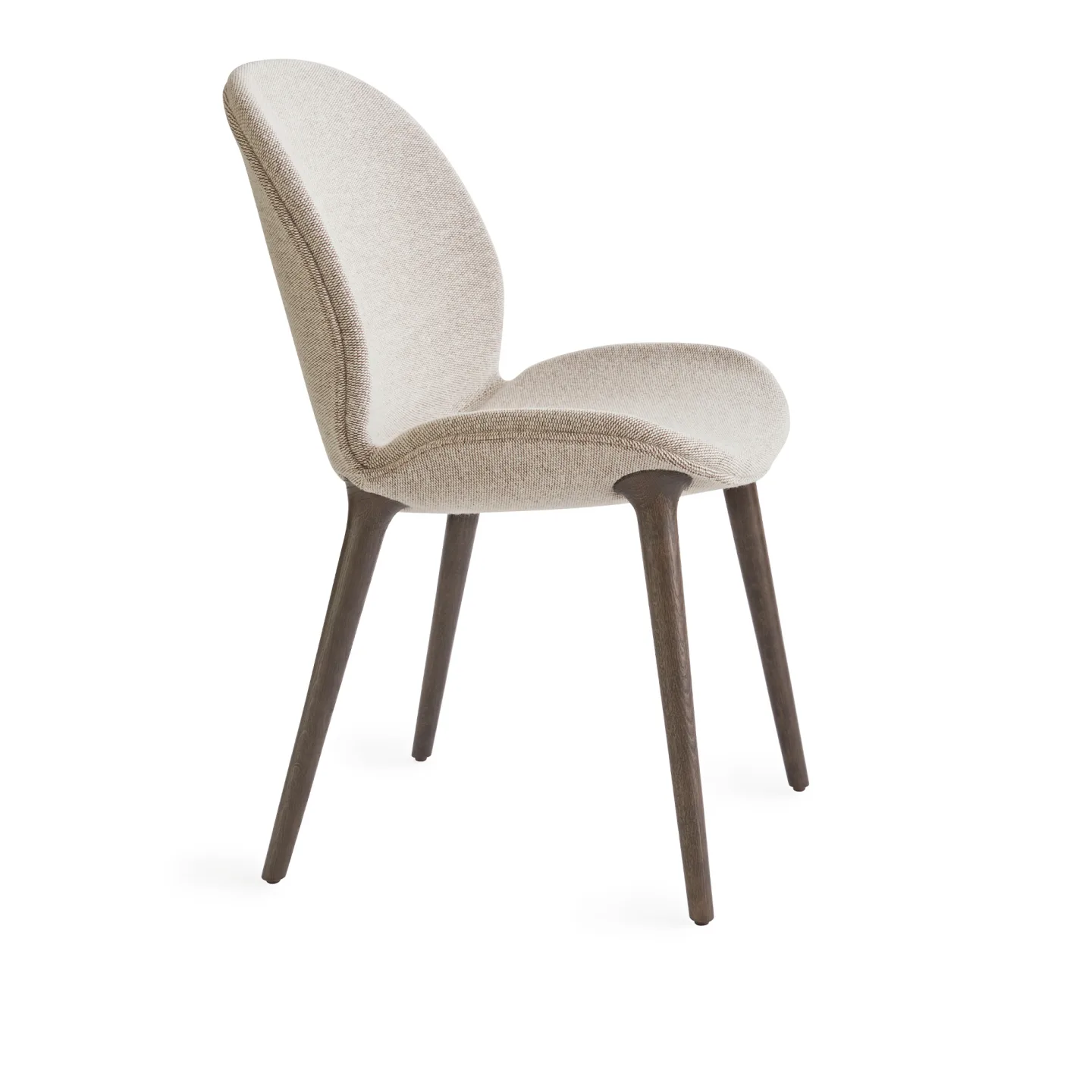 Vipp - Vipp462 Lodge matstol brook beige/chestnut underred dark oak - Matstolar - Beige