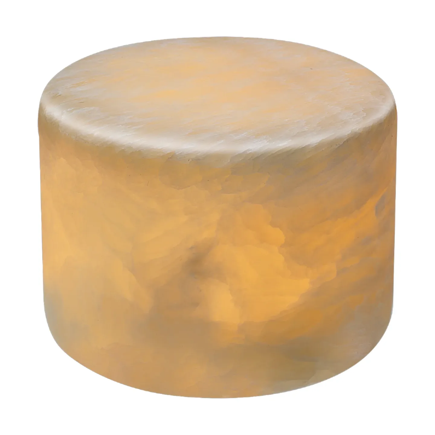 Unison Marble bordsljus Beige silk matt, Ø8x6 cm
