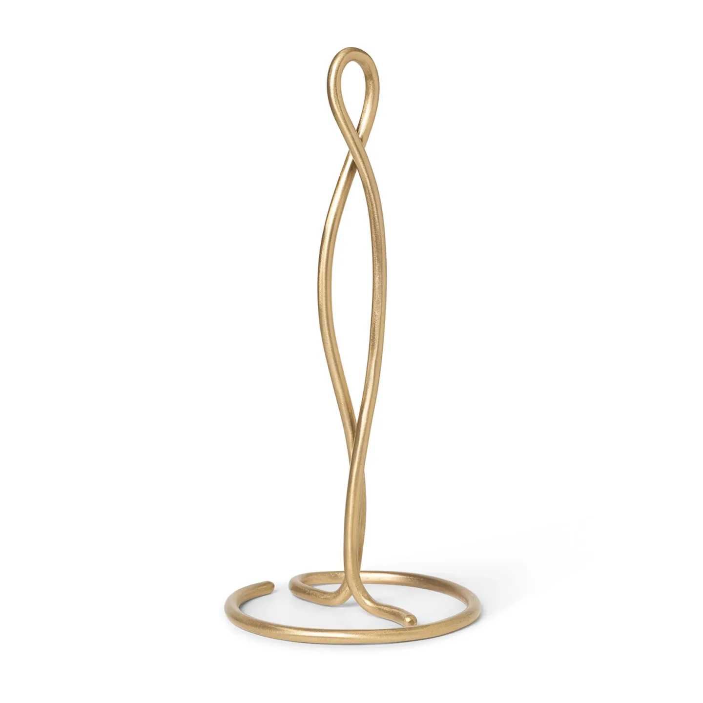 Ferm Living Curvature Küchenrollenhalter Messing