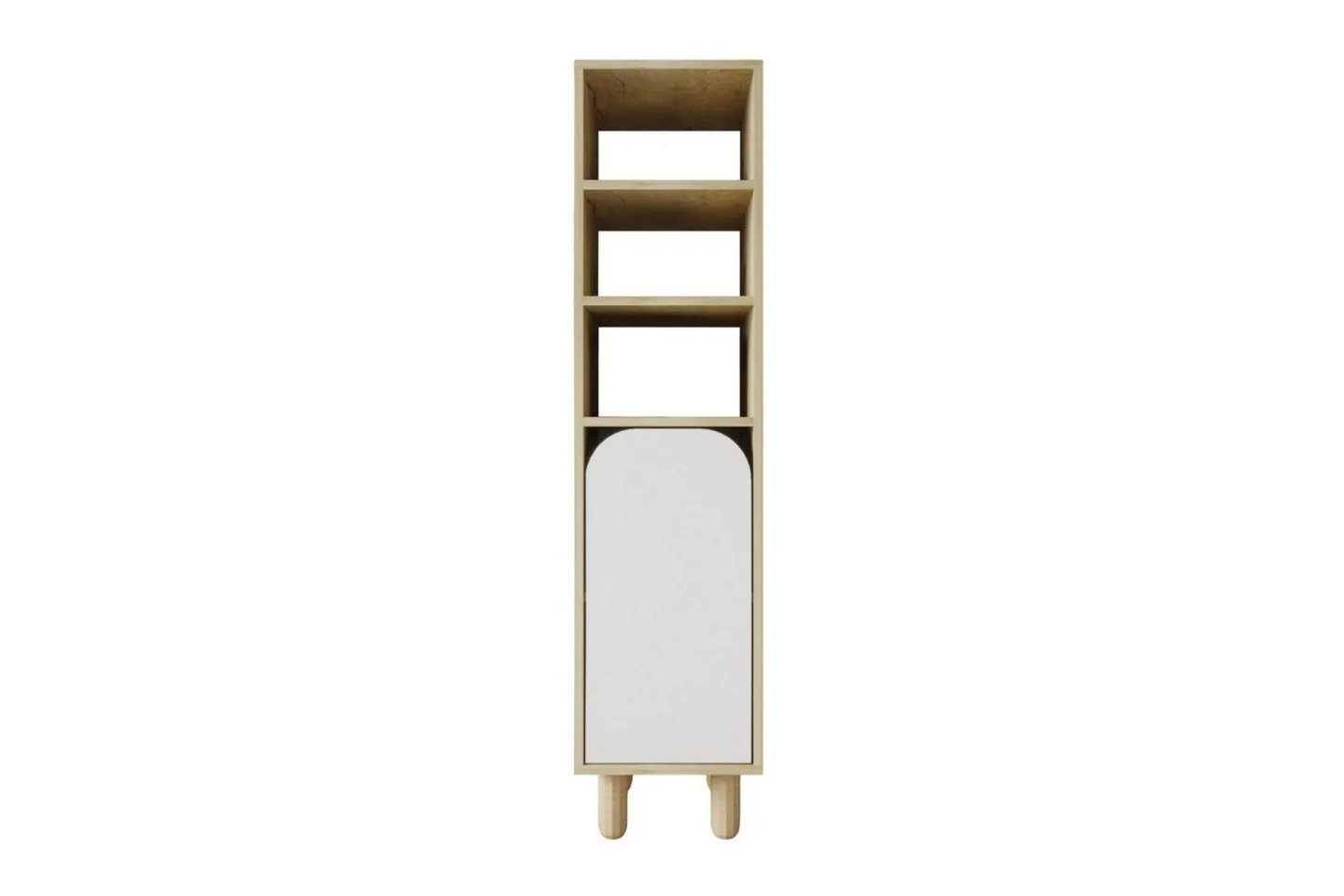 Estra Highboard - Brun/Vit