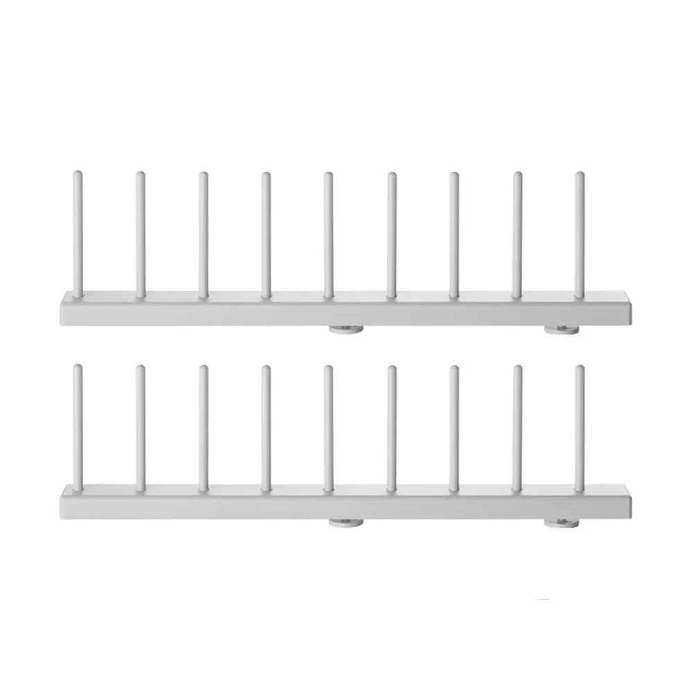 String String Tellerablage Grau, 30 cm, 2er-Pack
