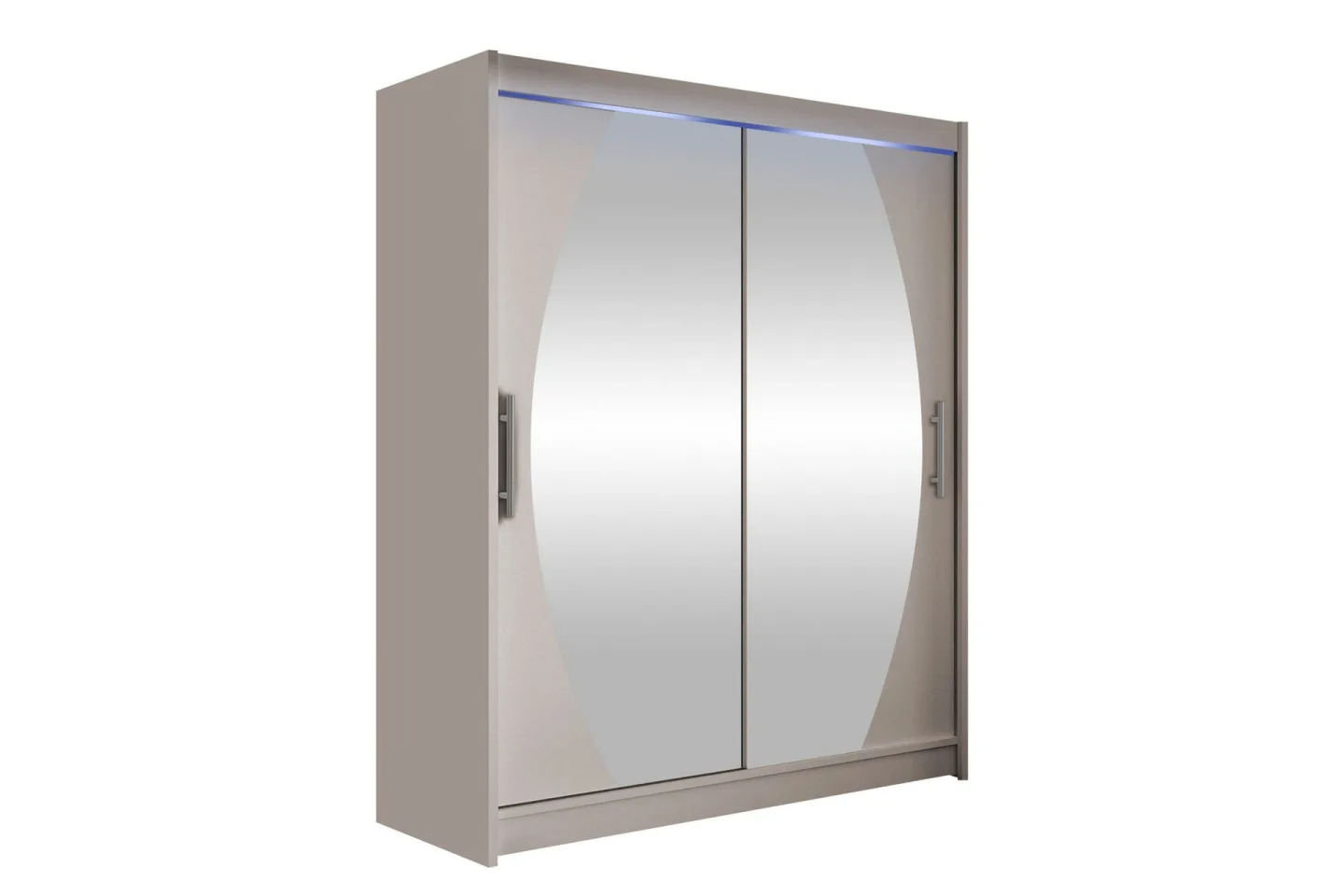 Bay Garderob m. Spegel 150x200 cm - Beige