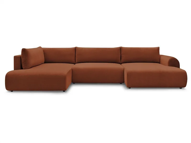 Wohnlandschaft BOBOCHIC LUCIEN Stoff orange