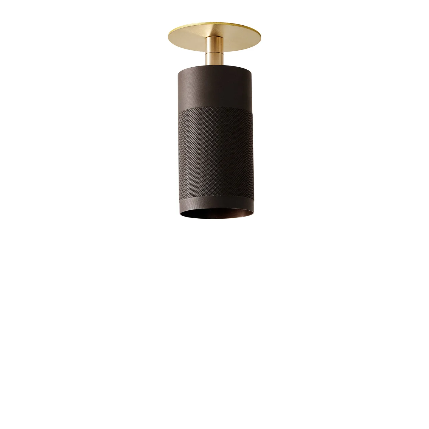 Thorup Copenhagen - Thorup Copenhagen Patrone Recessed Ceiling Spot w. Coverplate, Browned Brass, 120 mm - Spotlights - Kasper Thorup - Guld - Metall