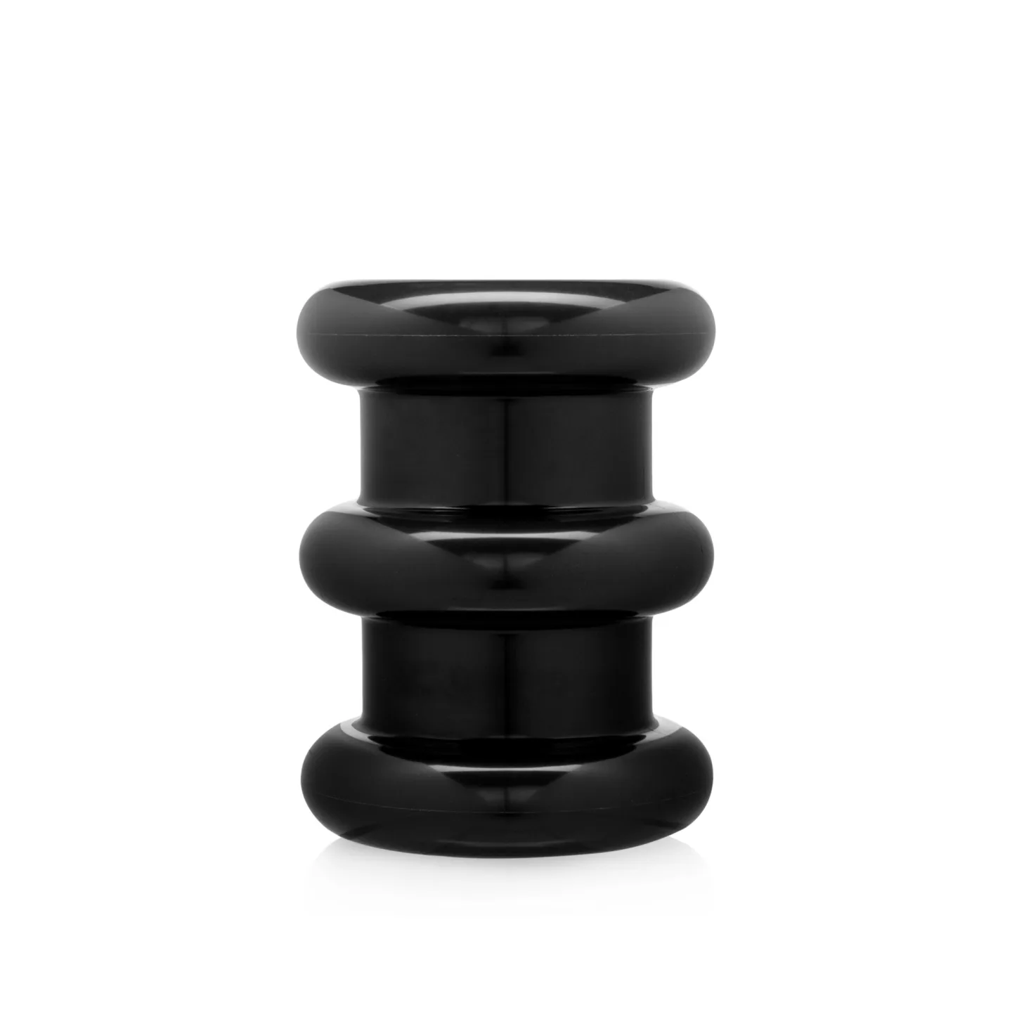 Kartell - Pilastro Stool 8852, Black - Pallar - Ettore Sottsass - Svart - Plast