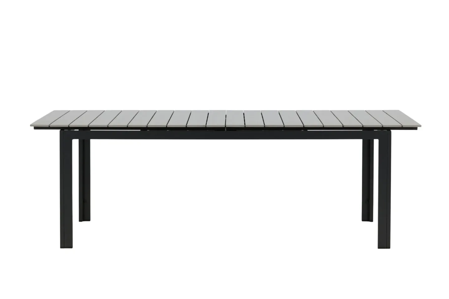 Levels Förlängningsbart Matbord Utomhus 224-324 cm - Grå/Svart