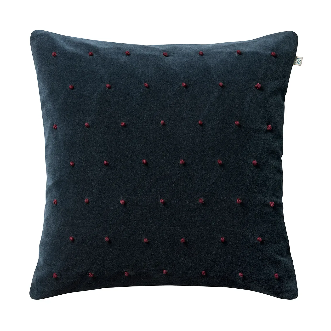 Chhatwal & Jonsson Roma kuddfodral 50x50 cm Sea blue-ruby