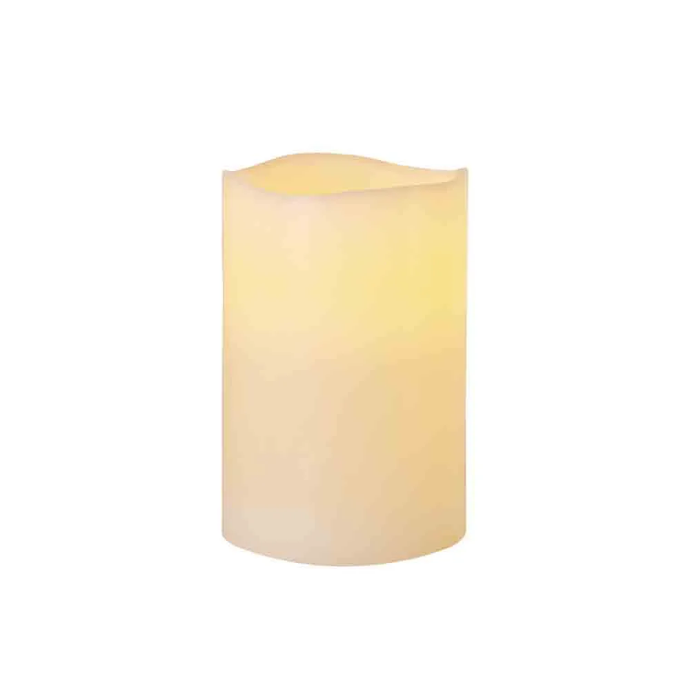 LED blockljus Ø 10 cm Höjd 15 cm