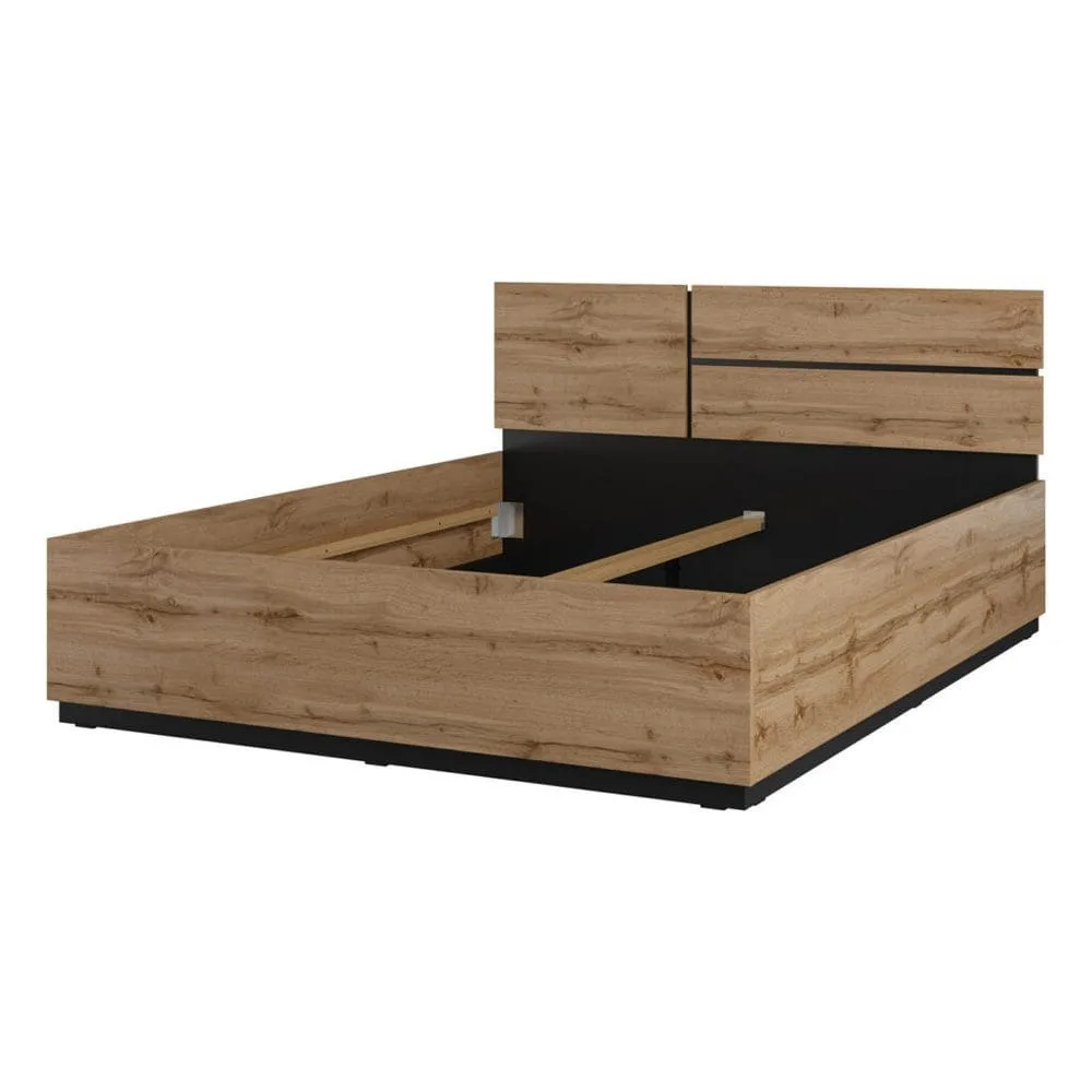 Säng Cross S - 160 cm, Wotan Ek