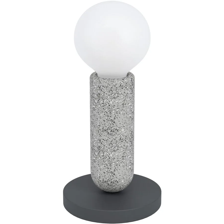 Eglo Tischlampe Giaconecchia Grau Stahl 0 cm 0 cm - Farbe: Anthrazitgrau