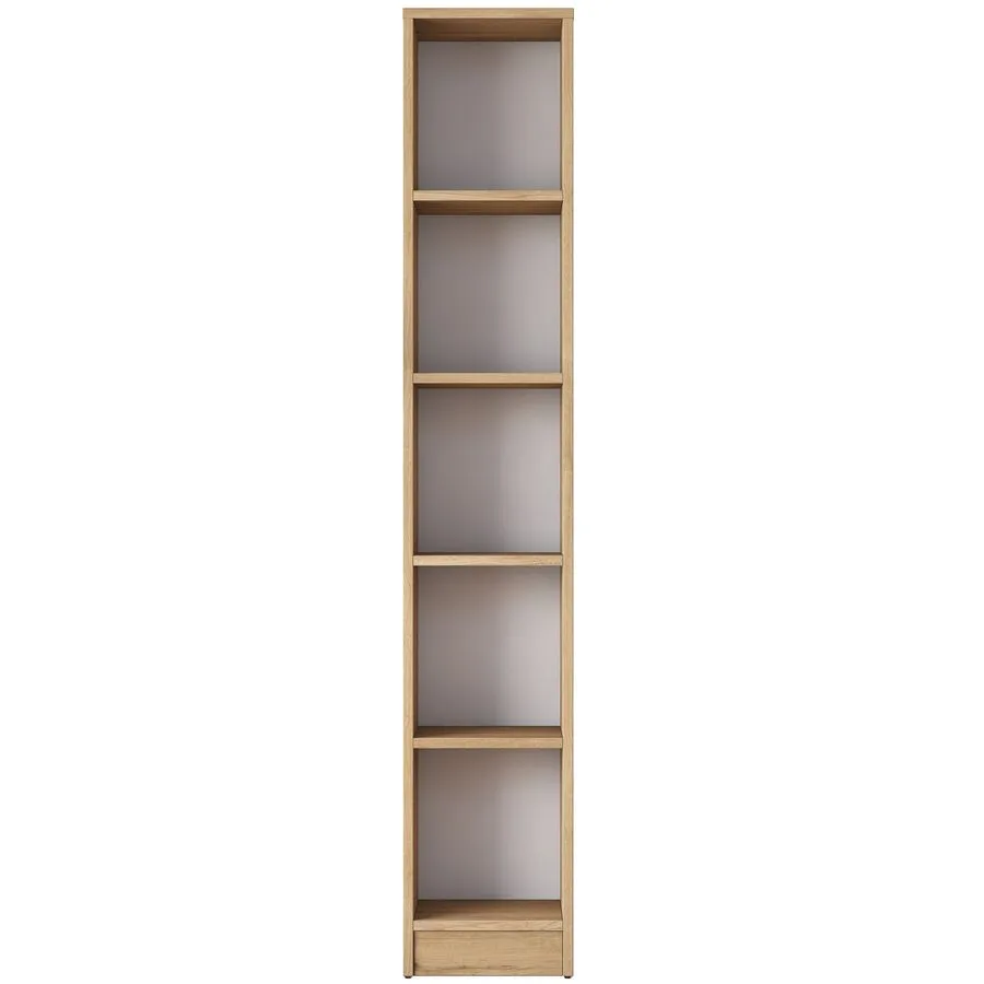 Bücherregal Yemek Walnuss Melaninbeschichtete Mischholz (Spanplatte) B 30 H 170 cm