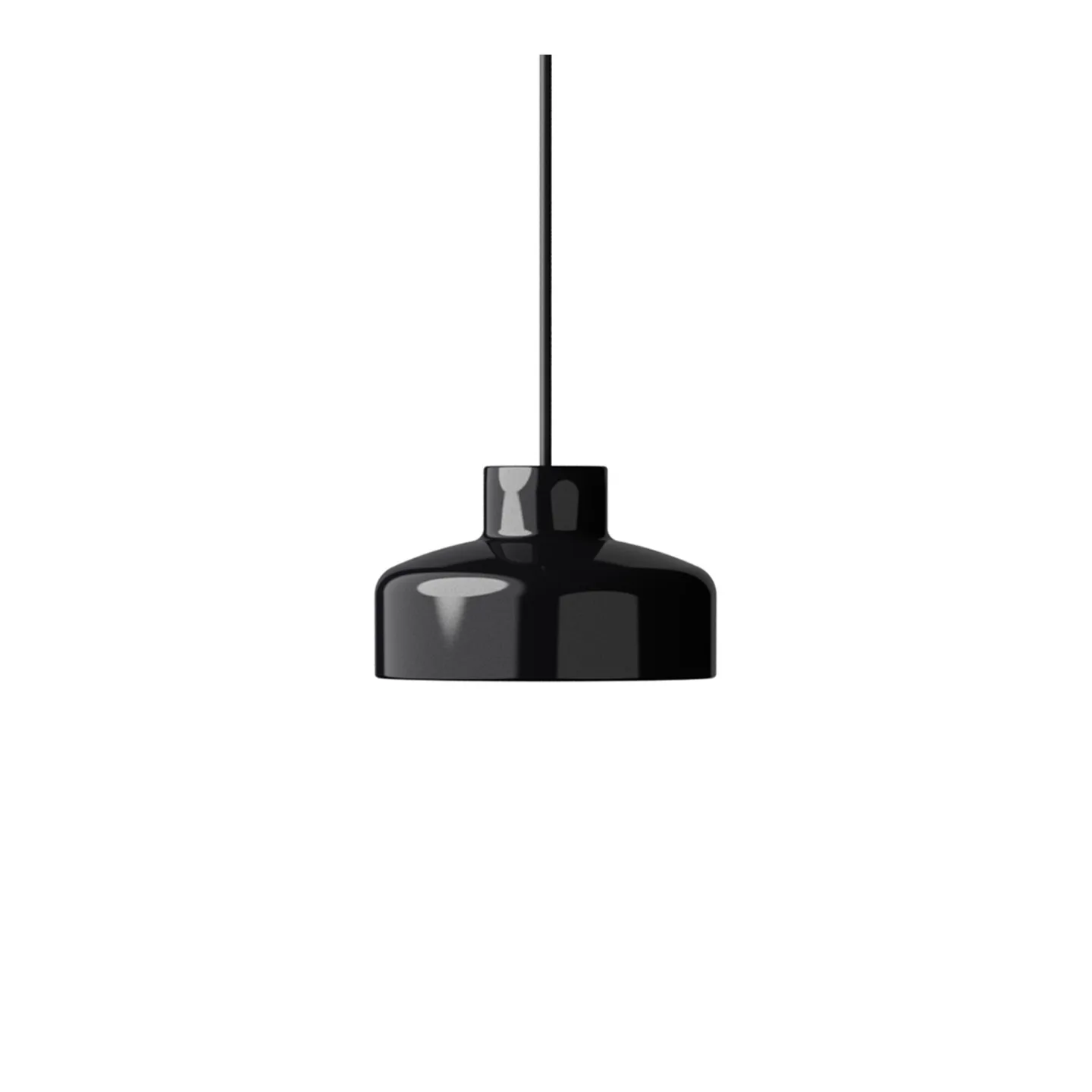 NINE - Lacquer - Pendant Small Black - Pendellampor - Keiji Takeuchi - Svart - Metall/Plast