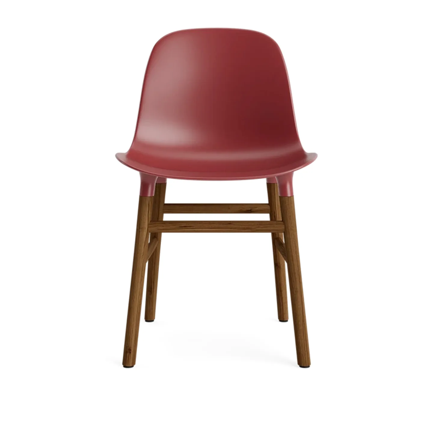 Normann Copenhagen - Form Chair Walnut Red - Matstolar - Simon Legald - Röd - Trä/Plast