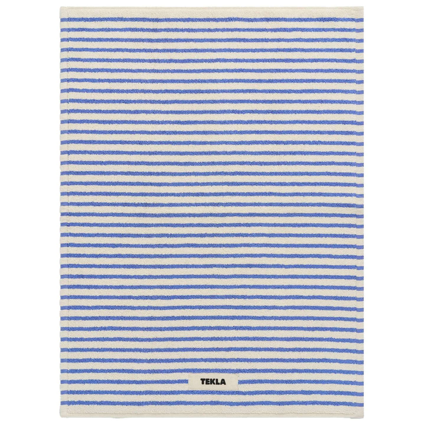 Tekla - Terry Coastal Blue Stripes badrumsmatta 50 x 70 cm - Bomullsmattor