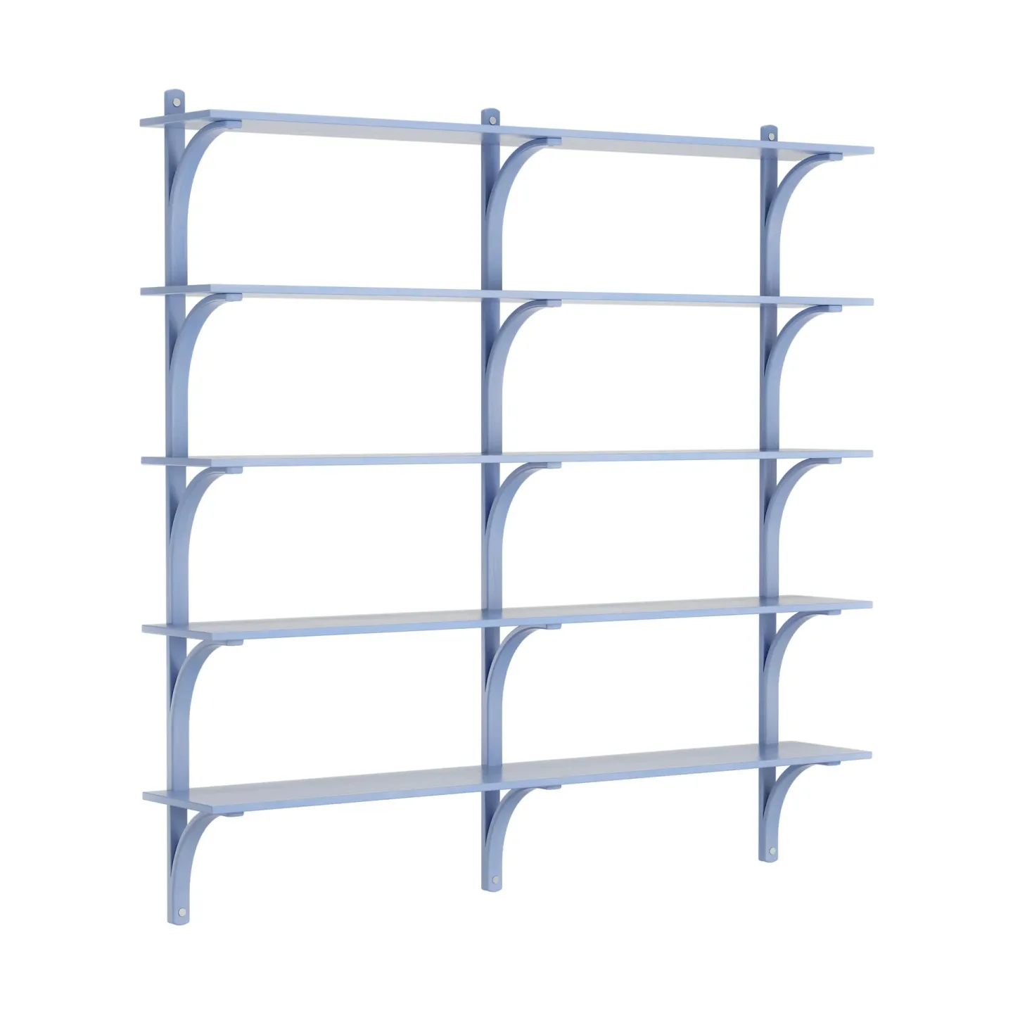 Swedese Levi Regal 5 Fachboden ILKE Blue-aluminium, 180 cm