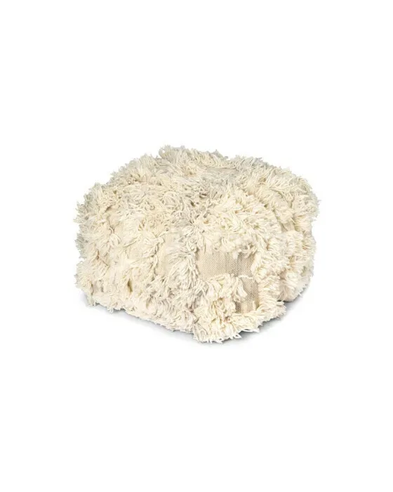 Rio puf ivory/melange