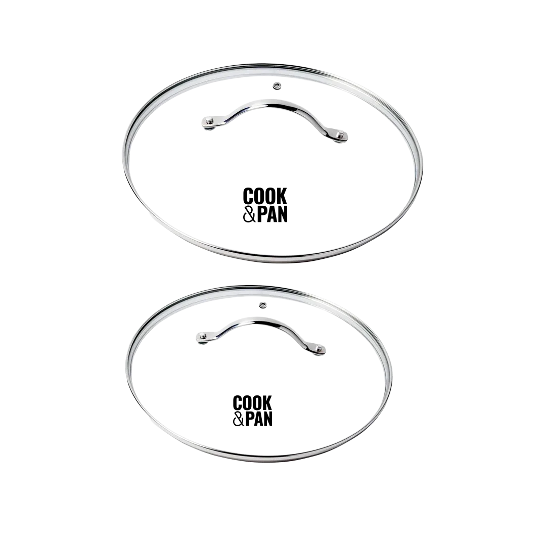 Glasdeckel-Set 2-teilig