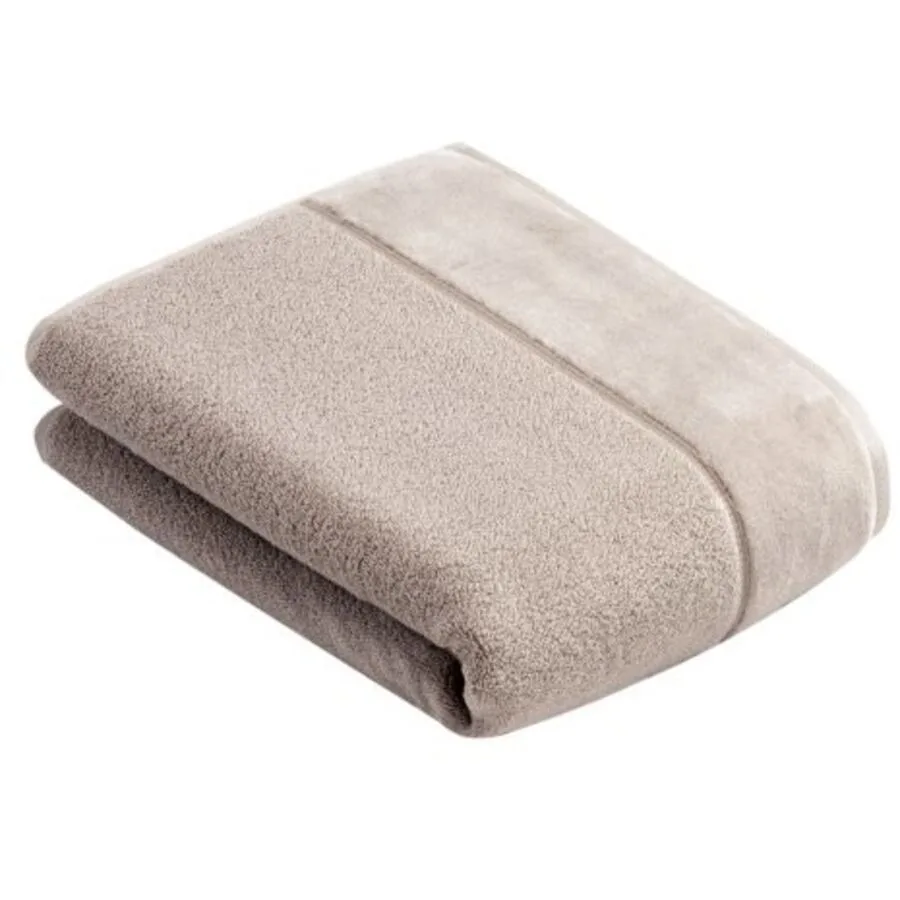 Vossen Duschtuch Pure Urban grey 100% Bio-Baumwolle