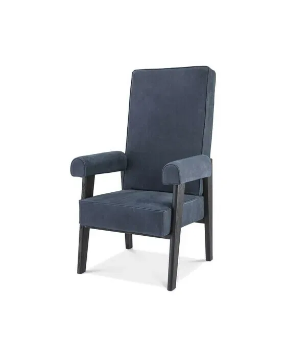 Milo Chair Blue Nubuck High