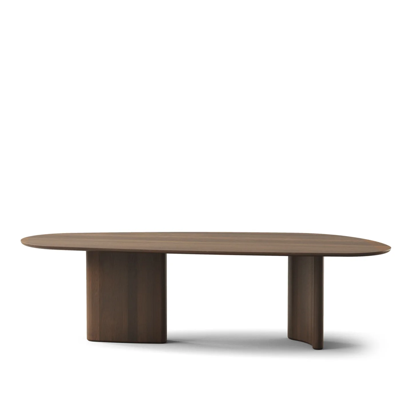 Dk3 - Tangent Table Rectangular L270 x W110 x H72 cm Max 2 extension leaves Smoked oak - oil - Matbord - Brun
