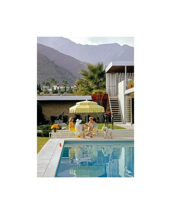 Poolside Friendship