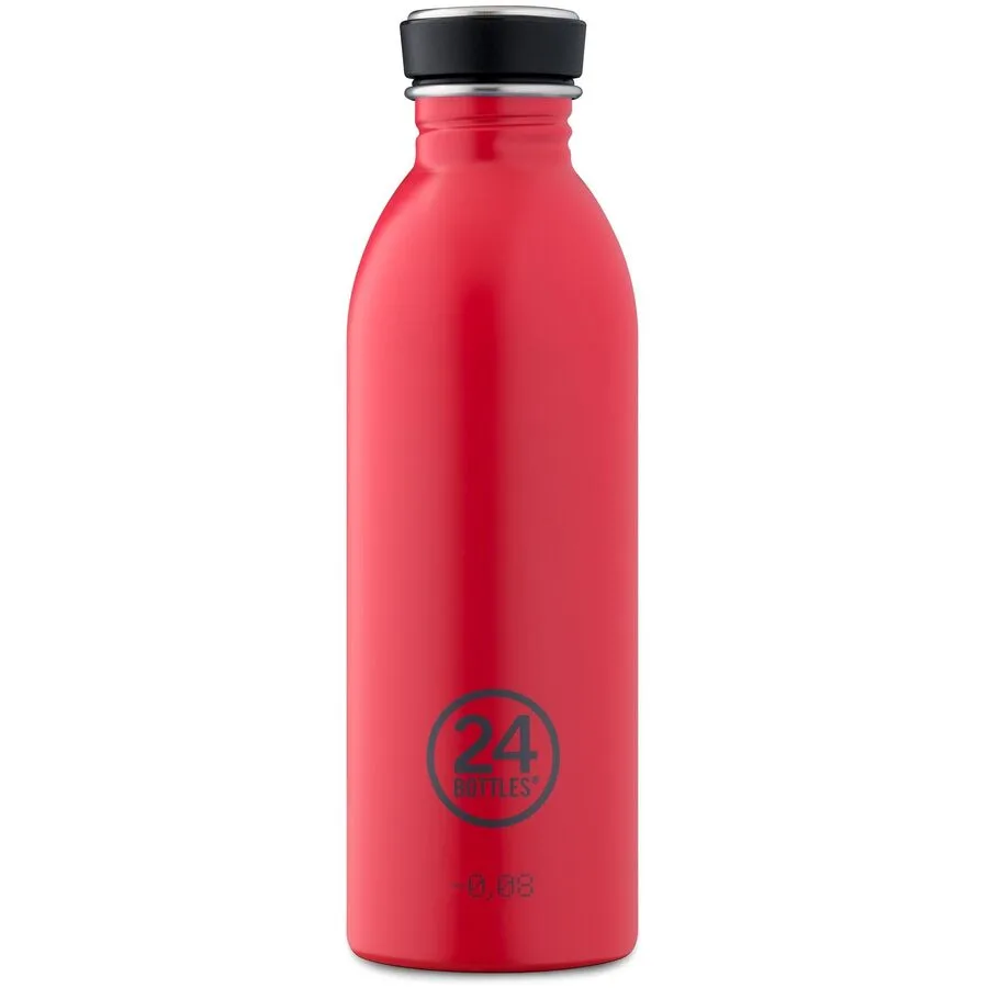 Trinkflasche 24 Bottles Hot Red 500 ml B 6.5 cm