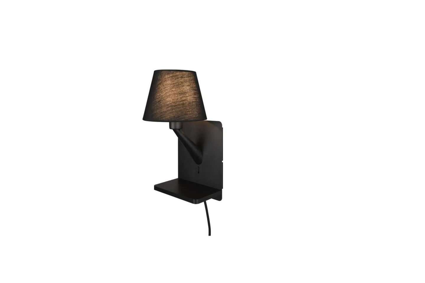 Vägglampa TRIO Comfort Mattsvart - Mattsvart