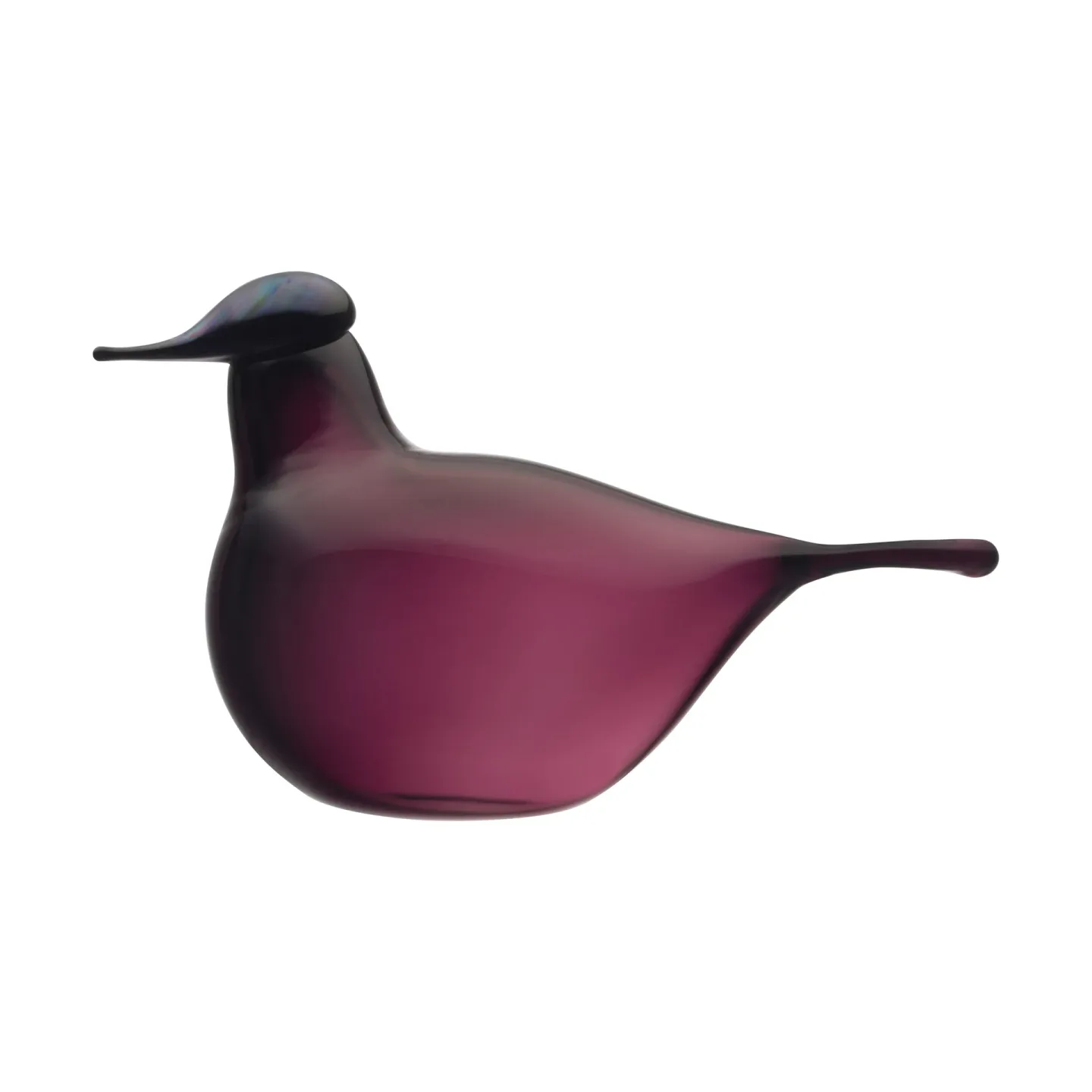 Iittala Chiffchaff Glasvogel Lila, 13x8 cm