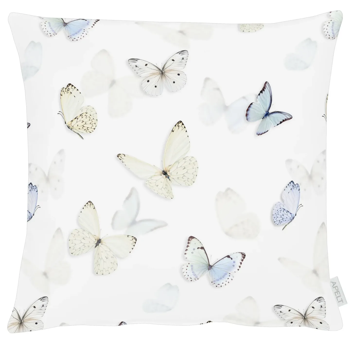 Apelt Kissenhülle Papillon Hellblau 50x50 cm Blau | Schubiger Möbel