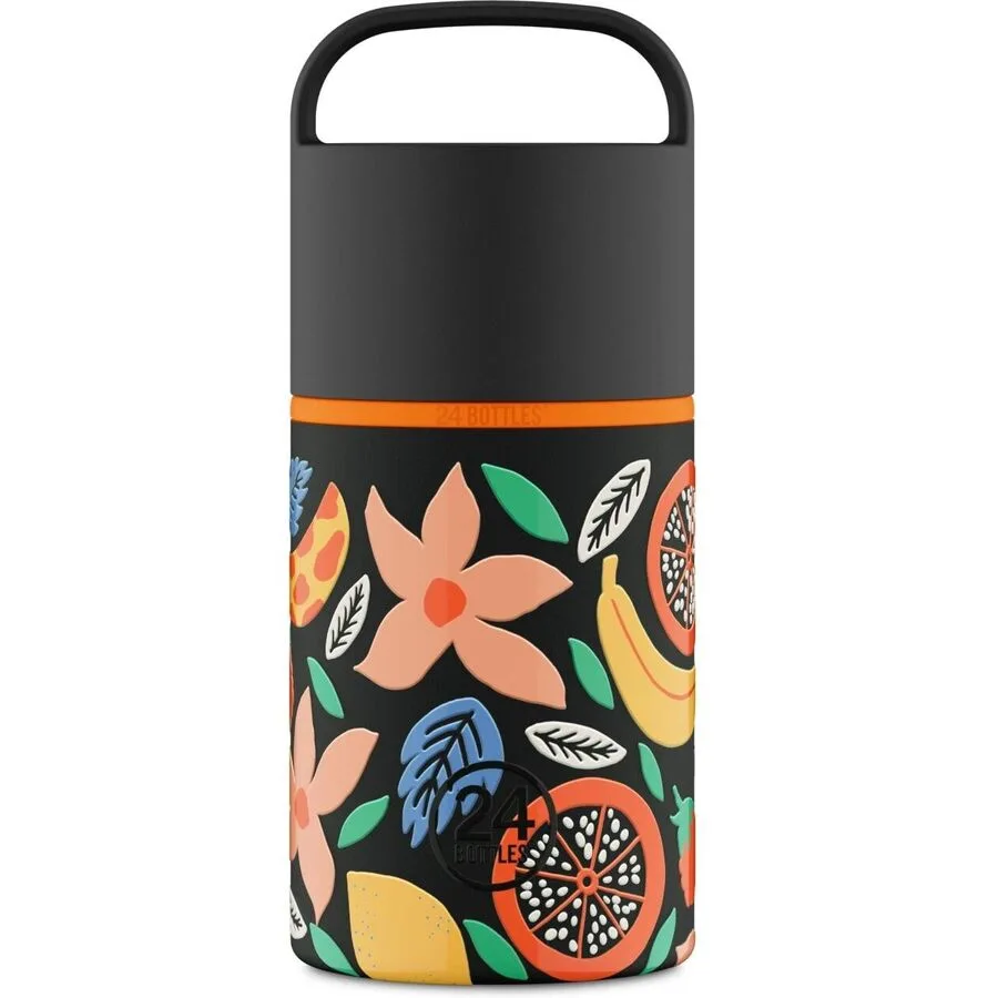 Thermosflasche 24 Bottles Tropical Noir H 18 cm 480 ml