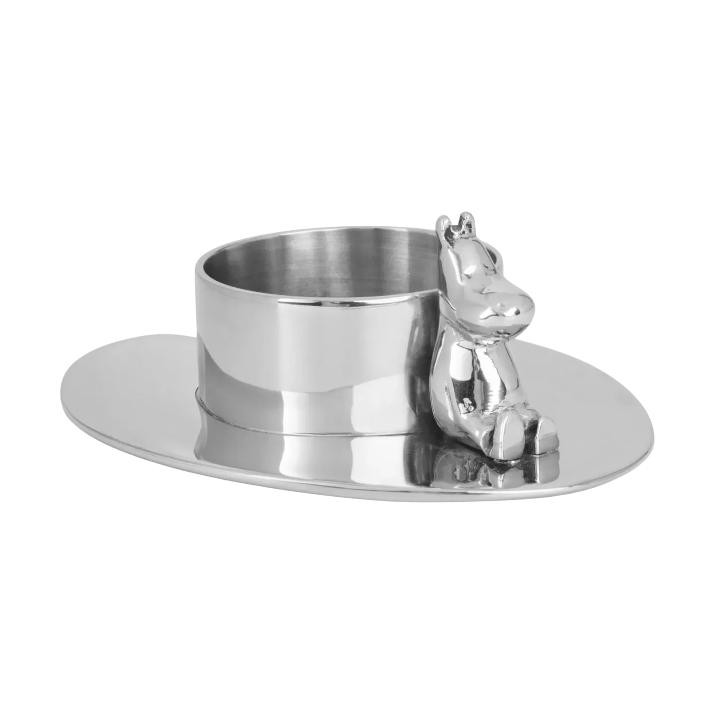 Hilke Collection Hilke X Mumin No.3 Kerzenhalter Vernickeltes Messing