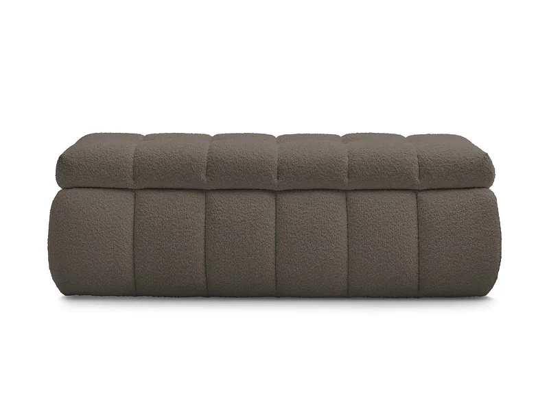 Bettende BOBOCHIC MONT-BLANC Boucle-Stoff rotbraun